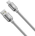 XO NB216 USB-A/USB-C kábel, 2.4A, 1m, ezüst