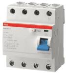 ABB F204 AC-40/0.3 áram-védőkapcsoló (Fi-relé), AC osztály, 4P, 40A, 300 mA (ABB 2CSF204001R3400) (2CSF204001R3400)