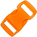 Paracord ívelt csat 10mm fluor narancs (PRC-BKL-C10-FLO)