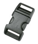 Duraflex paracord ívelt csat 20mm fekete (7065-7066)