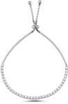 BeSpecial Bratara tennis reglabila din argint cu zirconii (BTU0360)