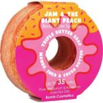 BOMB Cosmetics Sapun exfoliant cu burete Jam & the Giant Peach Donut Body Buffer, Bomb Cosmetics, 200 g