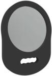 L3VEL3 Oglinda profesionala rotunda cu rama din spuma pentru coafor/frizerie (850016995476)
