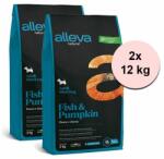 Alleva Alleva NATURAL dog fish & pumpkin adult mini 2 x 12 kg