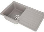 Casa Blanca Chiuveta CASA BLANCA VERA 1 cuva si picurator 76X46 GRI Chiuveta