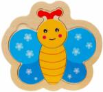 Sunman Puzzle din lemn, Fluturas, 4 piese (S00004218_001w) Puzzle