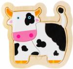 Sunman Puzzle din lemn, Vacuta, 4 piese (S01004219_001w) Puzzle