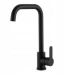 Gamma Steel, szabadon álló mosogató csaptelep h-320, matt fekete, GMA-BSK-BK (GMA-BSK-BK)