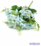  Kis virágos selyem csokor 30 cm - Világoskék