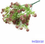  Műzöld porzós díszítő csokor 32 cm - Mályva