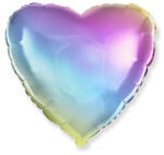 Pastel Rainbow Heart, Szivárvány Szív fólia lufi 46 cm (MLG303773)