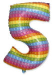 Godan Pop It 5-ös szám fólia lufi 69 cm (MLG312935)