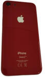 iPhone 8 (4.7") készülék hátlap, kamera lencsével / sim tálcával, akkufedél, piros, AAA+ minőségű