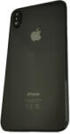 iPhone XS Max (6.5") készülék hátlap, kamera lencsével / sim tálcával, akkufedél, szürke, AAA+ minőségű