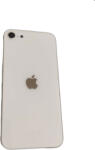 iPhone SE 2020 (4.7") készülék hátlap, kamera lencsével / sim tálcával, akkufedél, fehér, AAA+ minőségű