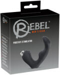 Rebel Vibrator Prostata Rebel cu Vibro-glonț detașabil, Negru-argintiu