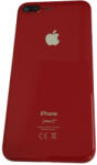 iPhone 8 Plus (5.5") készülék hátlap, kamera lencsével / sim tálcával, akkufedél, piros, AAA+ minőségű