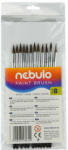 Nebulo Ecset 8-as festett nyéllel 12 db/csomag, Nebulo (HE-1-8-F)