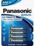 Panasonic 4db EVOLTA AAA/mikro szupertartós alkáli elem 1, 5 V (LR03EGE-4BP)