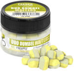 Carp Zoom FC Duo Dumbel Wafters horogcsali, o10x14 mm, vajsav (NBC), ananász, zöld, 15 g (CZ3251)