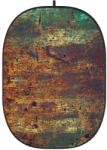 GODOX Zöldes-narancs-Rozsdás-fal Mintás Fotó-Stúdió Háttér -150x200 cm Összecsukható