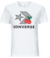 Converse Rövid ujjú pólók CHERRY STAR CHEVRON INFILL TEE WHITE Fehér EU M