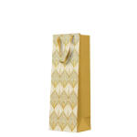 Paw Ornamental Gold Tile papír ajándéktáska premium italos 12x37x10cm (AGB1100404)