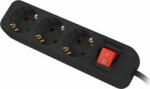 Lanberg 3 Plug 1,5 m Switch (PS1-03F-0150-BK)