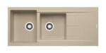 Pyramis Chiuveta Granit Alazia 116x50 1 3/4B 1D Ivory 070105611 (070105611) Chiuveta