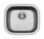Pyramis Chiuveta Inox KIBA SQUARE 46, 5x40, 5 1B SM Ø92mm (100080101) Chiuveta