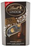 Lindt Csokoládé LINDT Lindor 70% Cacao étcsokoládé golyók díszdobozban 200g