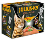 Julius-K9 Adult Menu Special Pack (lazac-tonhal, csirke-pulyka szószban) macskák részére (12x100g) 75-% hústartalommal