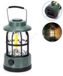 Aigostar - LED Димируем къмпинг фенер LED/3xAA зелен 17, 5 см (AI0649)