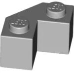 LEGO® 87620c86 - LEGO világosszürke kocka 2 x 2 méretű, lecsapott sarok (87620c86)
