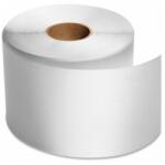 CDRmarket Autoadezive din folie (polyethylen) etichete, 100mm x 35m, puternic adeziv pentru TTR, alb, rola (PE100x035mb)
