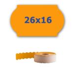 CDRmarket Etichete de pret pentru etichetarea clestilor, 26mm x 16mm, 700buc. , semnal portocaliu (ETRL-26x16-orange)