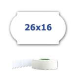 CDRmarket Etichete de pret pentru etichetarea clestilor, 26mm x 16mm, 700buc. , alb (ETRL-26x16-white)