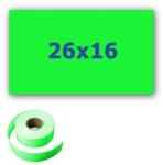 CDRmarket Etichete de pret pentru etichetarea clestilor, rectangulara, 26mm x 16mm, 700buc. , semnal verde (ETRL-26x16-green2)