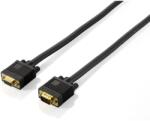 Equip VGA Kabel Verl. HD15 St/Bu 1.80m 1024x 768/60Hz sw Blister (218130) (218130)