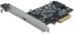 Inter-Tech Inter-Tech PCIe Adapter Karte ARGUS KC-008, PCIeX4->USB3.2 retail (88885529) (88885529)