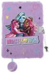 St. Majewski Monster High szőrmés kulcsos napló - A/5 - 96 lapos (661433)