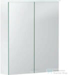 Geberit OPTION BASIC 56x67, 7 cm-es 2 ajtós tükrös szekrény LED világítással, matt fehér 500.258. 00.1 (500258001)