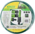 Kinzo locsolótömlő készlet, 1/2", 15 m, csatlakozókkal és szórófejjel (HM-01457)