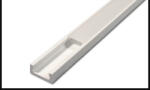 MasterLED Felületre szerelhető Slim PVC profil opál fedéllel 2 méteres szál szürke (6863)