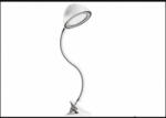 STRÜHM Roni LED asztali lámpa fehér csíptetős (2923)