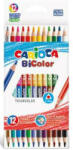 CARIOCA színes ceruza BiColor kétvégű 12 darabos 42991