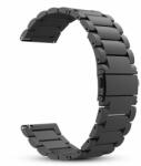 Techsuit Watchband 20mm fém szíj W010 (fekete)