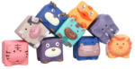 Ludere Set 12 Cuburi moi cu animale pentru bebe Soft Blocks (Eb 1027)