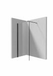Deante Paravan dus negru walk-in sticla securizata 90x200 cm, Deante Kerria Plus (KTS_N39P)