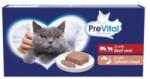 Partner in Pet Food Hrana completa pentru Pisici, cu Somon - Pastrav si Vita - Vitel, 4 x 100 g